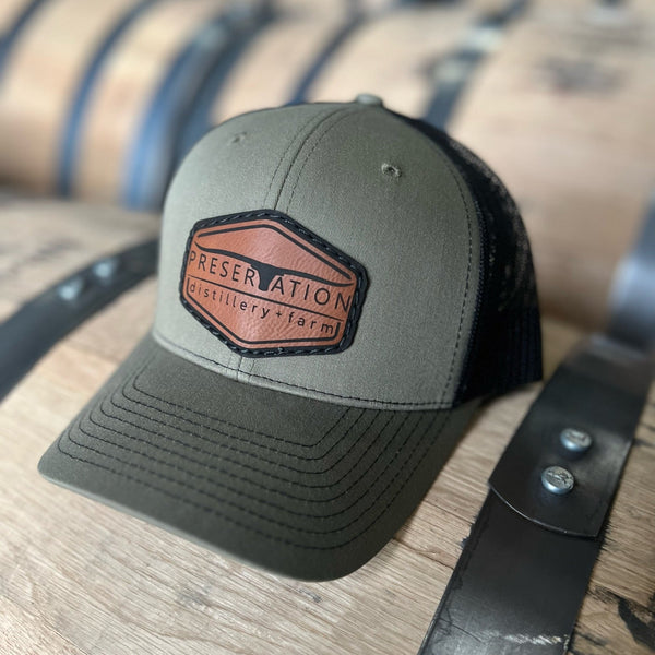 Preservation Leather  Patch Hat - Green