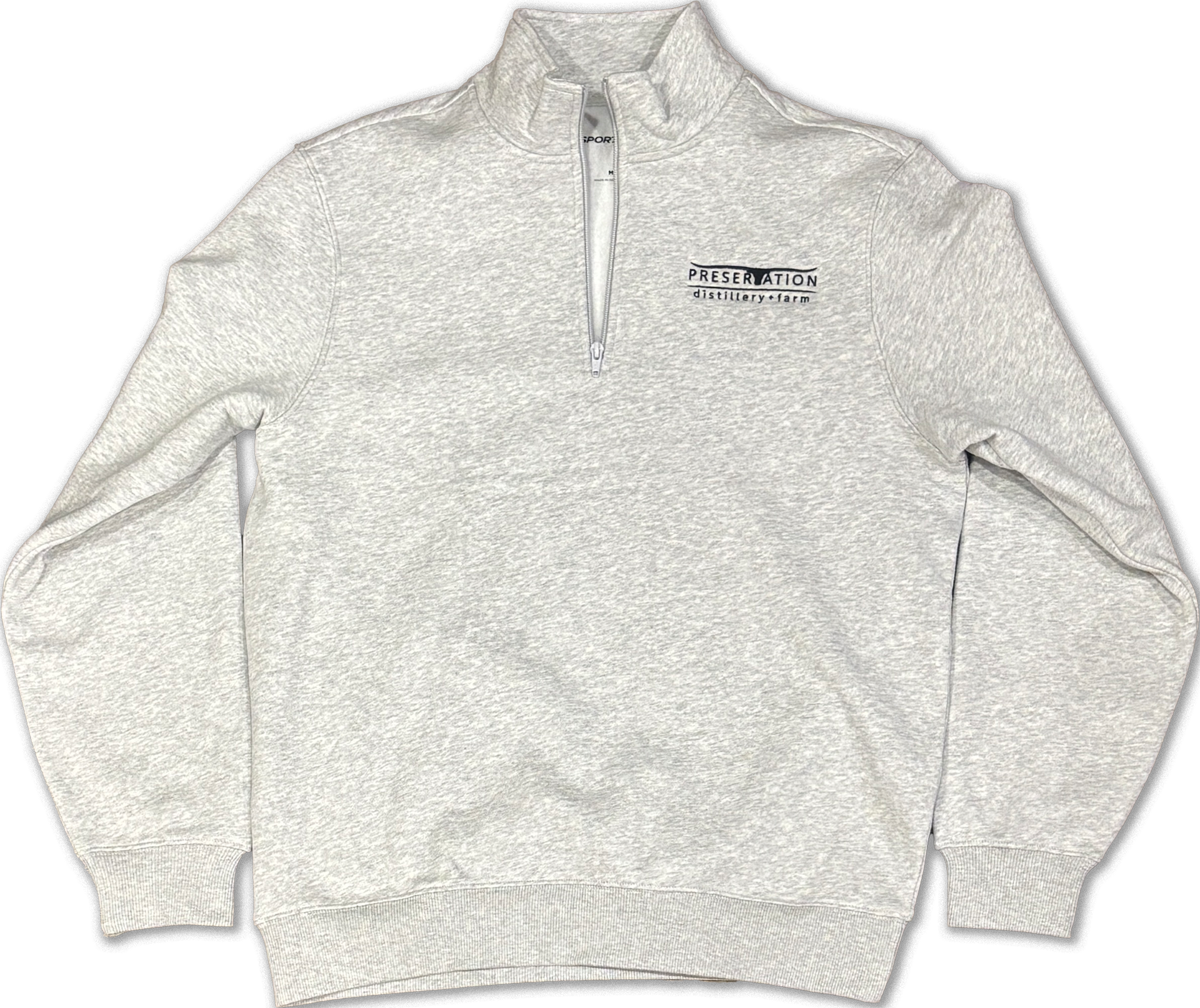 Preservation Men's Quarter Zip - Gray